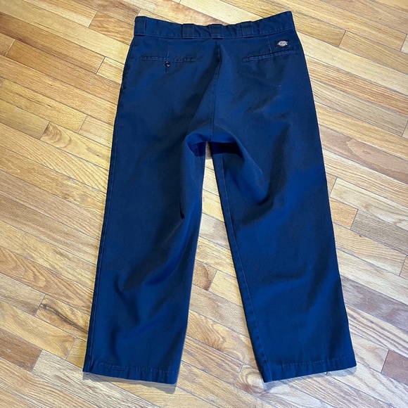 Vintage Dickies Black Wide Leg Uniform Pants - Picture 5 of 5